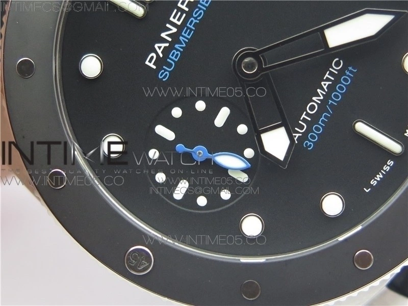 PAM683 Luminor Submersible VSF 1:1 Best Edition on Black Rubber Strap P.9010 Clone
